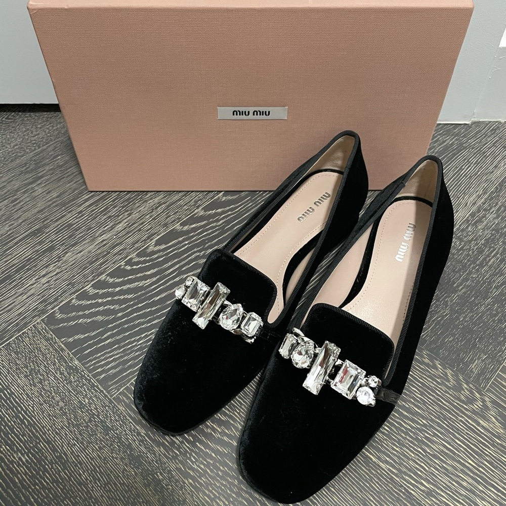 Miu Miu EU37.5 Calzature Donna Velluto 21